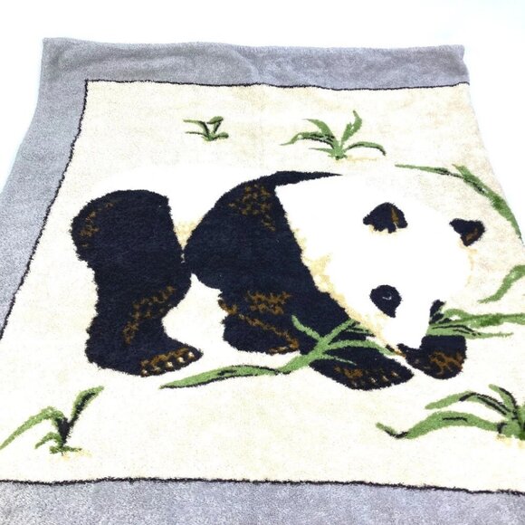 HERMES Panda Beach towel bath towel cotton gray - Picture 10 of 10